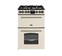 Belling Farmhouse 60cm Dual Fuel Cooker - Cream