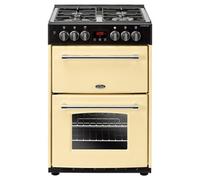 Belling Farmhouse-60Df-Cream 600mm Double Dual Fuel Cooker Gas Hob Cream