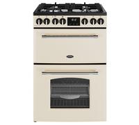 Belling Farmhouse 60cm Dual Fuel Cooker - Black