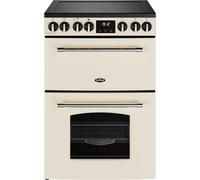 Belling MRAFHOUSE60ECRM Ceramic Electric Double Oven Cooker - Cream