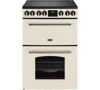 Belling Farmhouse 60E 60cm Electric Cooker with Ceramic Hob - Cream - A/A Rated