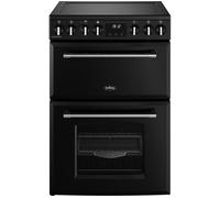 BELLING Farmhouse 60E Electric Ceramic Cooker - Black & Chrome, Silver/Grey,Black