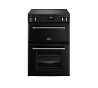 Belling Farmhouse 60Ei TCH 60cm Electric Mini Range Cooker with Induction Hob - Black - A/A Rated, Black