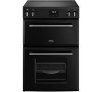Belling Farmhouse 60Ei TCH Induction Electric Cooker with Double Oven, Black 444411815 A