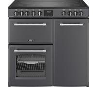 Belling Farmhouse 90E 90cm Electric Range Cooker with Ceramic Hob - An