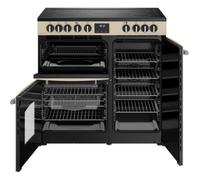 Belling Farmhouse 90E 90cm wide Electric Range Cooker with Ceramic Hob Cre