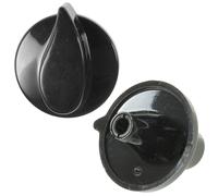 Belling Genuine Solitaire Country Chef Oven Cooker Hob Black Control Switch Knobs (Pack of 2)