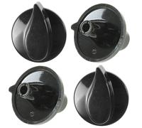 Belling Genuine Solitaire Country Chef Oven Cooker Hob Black Control Switch Knobs (Pack of 4)