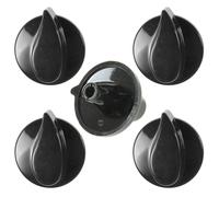 Belling Genuine Solitaire Country Chef Oven Cooker Hob Black Control Switch Knobs (Pack of 5)