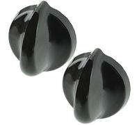 Belling Genuine Temperature Control Knob for Oven Cooker Hob (Black) (Pack of 2)