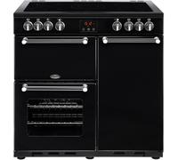 Belling KENSINGTON 90E Blk 90cm Ceramic Range Cooker A