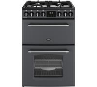 BELLING Farmhouse 60DF Dual Fuel Cooker - Anthracite & Chrome, Silver/Grey,Black