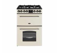 Belling Farmhouse 60cm Dual Fuel Cooker - Cream