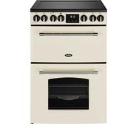 Belling MRAFHOUSE60ECRM Ceramic Electric Double Oven Cooker - Cream