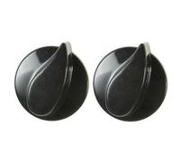 Belling Oven Cooker Hob Gas Flame Control Knobs (Black, Pack of 2)