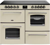 Belling Farmhouse 110E 110cm Electric Range Cooker with Ceramic Hob - Cream - A/A Rated