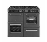 Belling Farmhouse 100cm Dual Fuel Range Cooker - Anthracite