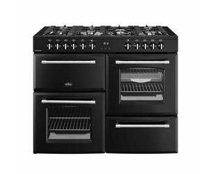 Belling RCAFARM11DFB 1100mm Dual Fuel Range Cooker Gas Hob Black