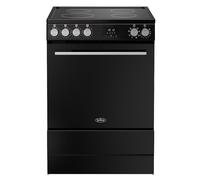 Belling Bel Fsa Vision Sgl 60Ei Bss 444412054- Black Induction Electric Cooker - 68L Single Oven - A Rated