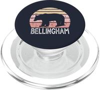 Bellingham Washington Retro Bear PopSockets PopGrip for MagSafe