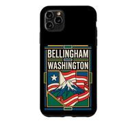 Bellingham Washington USA Flag Mount Baker Travel Art Case for iPhone 11 Pro Max