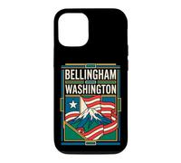 Bellingham Washington USA Flag Mount Baker Travel Art Case for iPhone 12/12 Pro