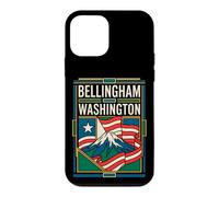 Bellingham Washington USA Flag Mount Baker Travel Art Case for iPhone 12 mini