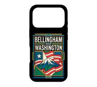Bellingham Washington USA Flag Mount Baker Travel Art Case for iPhone 17 Pro