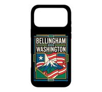 Bellingham Washington USA Flag Mount Baker Travel Art Case for iPhone 17 Pro Max
