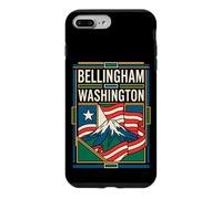 Bellingham Washington USA Flag Mount Baker Travel Art Case for iPhone 7 Plus/8 Plus