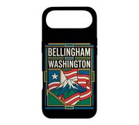 Bellingham Washington USA Flag Mount Baker Travel Art Case for iPhone Air