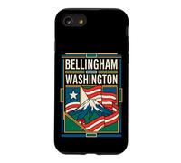 Bellingham Washington USA Flag Mount Baker Travel Art Case for iPhone SE (2020) / 7/8