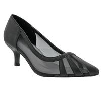 Bellini Blasé Women's Pointed Toe Everyday Comfort Pump, Black Metallic, 4.5 UK