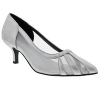 Bellini Blasé Women's Pointed Toe Everyday Comfort Pump, Silver Metallic, 4.5 UK