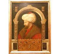 bellini gentile portrait of mehmet ii Art Poster Print A4