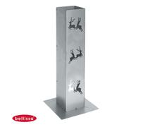 Bellissa Corten 70cm Fire Column Light Column Lantern Garden Brazier Fire New