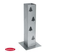 Bellissa Corten 70cm Fire Column Light Column Lantern Garden Brazier Fire New