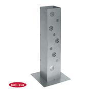 Bellissa Corten 70cm Fire Column Light Column Lantern Garden Brazier Fire New