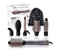 Bellissima Ceramic and Argan Oil, 6 in 1, Heating Brush, 6 Accessories, Ion Technology, Ceramic Coating & Argan Oil, Dries & Volume, Air Blow Function, 1000W