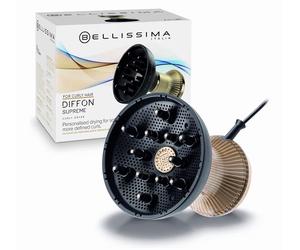 Bellissima Italia Diffon Diffuser Ceramic Hair Dryer 700W - Black & Gold