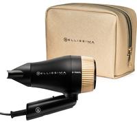 Bellissima B Travel Hair Dryer - Premium Mini, Fast, Light Dryer for Women and Men, Foldable, Compact, 2 Heat Settings, Luxury Travel Bag Included, Worldwide Use, 1400W Dual Voltage