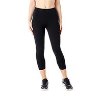 Bellivalini Women's 3/4 Bio-Cotton Leggings BLV50-184 (Black, XS)