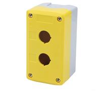 Bellmei IP65 Waterproof Push Button Switch Control Box with High Strength ABS+PC Material and Multiple Pre Punched Hole Options (2 Holes)