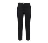 Bello Pantalone Lino Stretch - female - PINKO - Slim-fit Trousers - Black - S - Trousers S