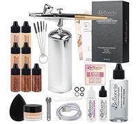 Belloccio - Complete Cosmetic Makeup System with Wireless Airbrush with 4 Bright Basic Tones Professional