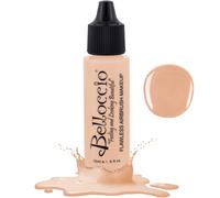 Belloccios Professional cosmetic Airbrush Makeup Foundation 12oz Bottle: Blanc- Light with Yellow Undertones