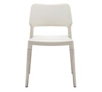 Belloch Outdoor Chair White with Aluminium Legs Santa & Cole