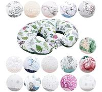 Bellochi Maternity and Nursing Pillow for Twins - Baby Support Pillow - Multifunctional Breastfeeding Pillow with Cover Made of Cotton and Velvet - OEKO-TEX Certified (Nature)