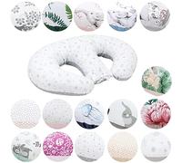 Bellochi Maternity and Nursing Pillow for Twins - Baby Support Pillow - Multifunctional Breastfeeding Pillow with Cover Made of 100% Cotton - OEKO-TEX Certified (Star Copse)