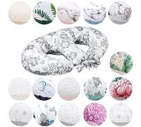 Bellochi Maternity and Nursing Pillow for Twins - Baby Support Pillow - Multifunctional Breastfeeding Pillow with Cover Made of 100% Cotton - OEKO-TEX Certified (Magnolia)
